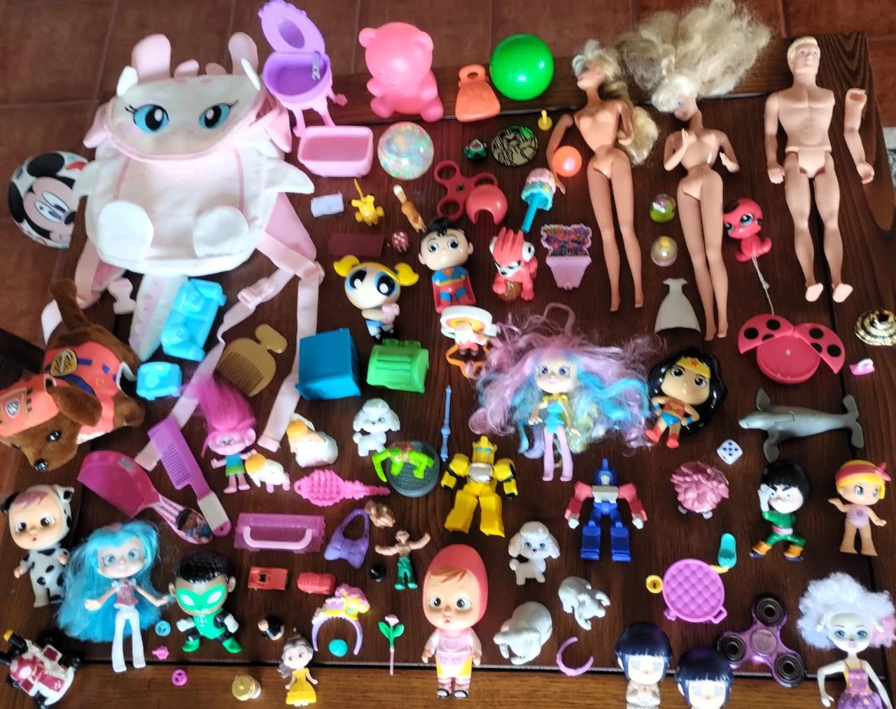Lote Brinquedos Pijamasks Minecraft Peppa Barbie ETC